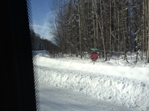 alaska stop sign